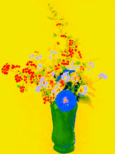 Flowers  ( Odilon Redon meets Kirlian )